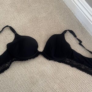 Skarlett Blue Black Lace-Trim T-Shirt Bra